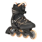 K2 Łyżwy Inline Alexis 80 BOA (kółka: 80mm/82A, łożyska: ABEC 5) czarne/różowe damskie